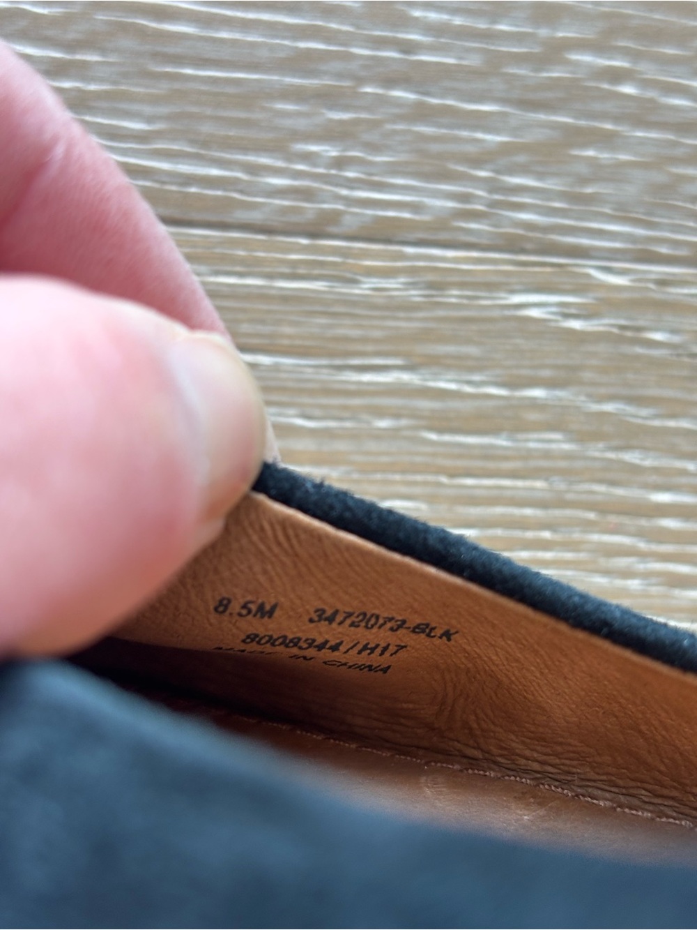Frye Black Suede Pointed Toe Ballet Flats - Picture 6 of 6
